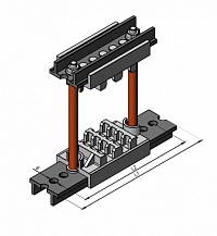     Система наборных шинодержателей НШД 1.2. 1002.150.0 для шины 10 мм - электротехническая компания ЭТК ПОЛИПРОФ