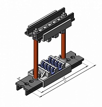 Система наборных шинодержателей НШД 1.2. 0502.150.0 для шины 5 мм - электротехническая компания ЭТК ПОЛИПРОФ